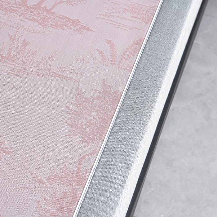 91家纺网 家纺一手货源 找家纺 小牛席业 2026新款【实拍风格】双PE高凉感-托斯卡纳凉感大提花冰丝席席子凉席 粉色