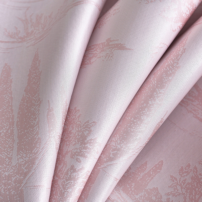 91家纺网 家纺一手货源 找家纺 小牛席业 2026新款【实拍风格】双PE高凉感-托斯卡纳凉感大提花冰丝席席子凉席 粉色