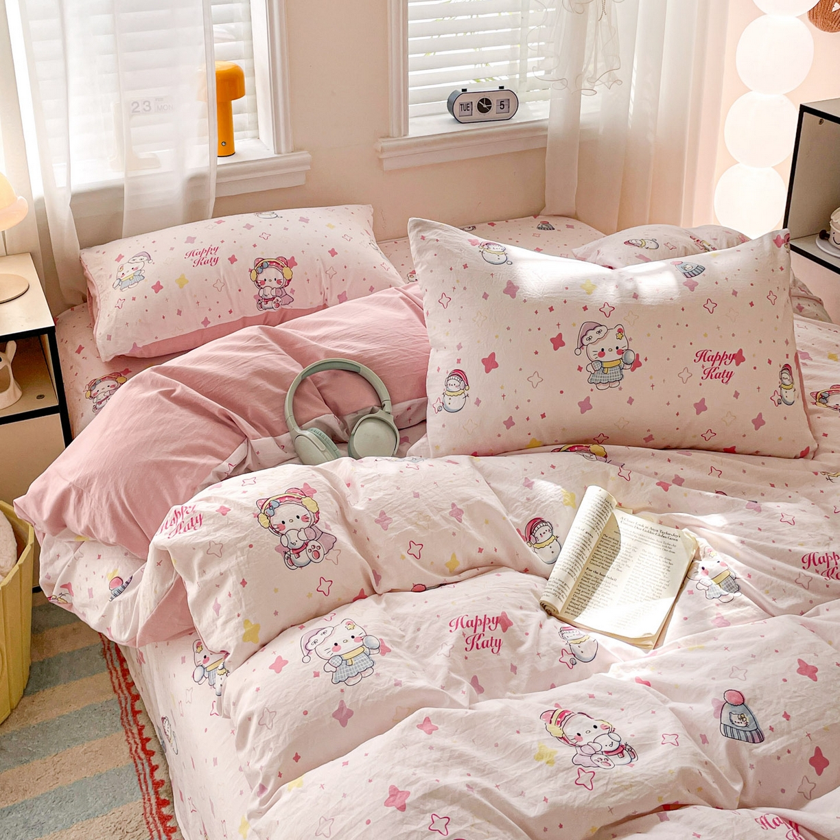 91家纺网 家纺一手货源 找家纺 （总）纽缦家纺 2026新款A类105g仿棉四件套古法水洗棉四件套