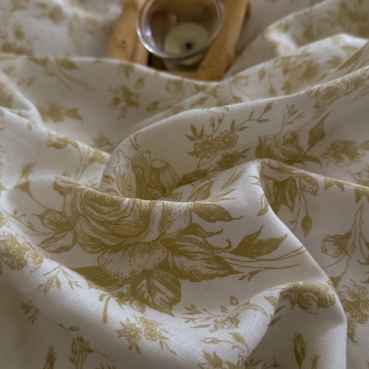 91家纺网 家纺一手货源 找家纺 DoDo 兜兜 2026新款全棉纯棉复古双层纱单品床笠系列（可定做尺寸） 眠香铺