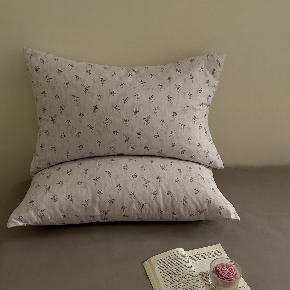 91家纺网 家纺一手货源 找家纺 DoDo 兜兜 2026新款全棉纯棉复古双层纱单品床单系列（可定做尺寸） 青竹漫-灰