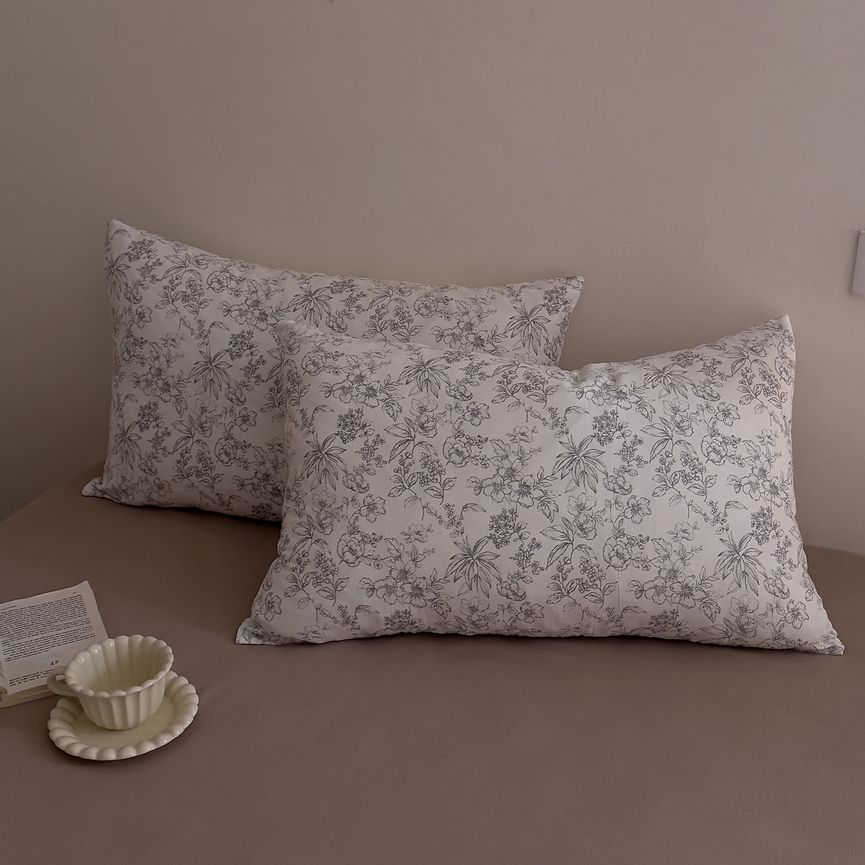 91家纺网 家纺一手货源 找家纺 DoDo 兜兜 2026新款全棉纯棉复古双层纱单品床单系列（可定做尺寸） 睡花间