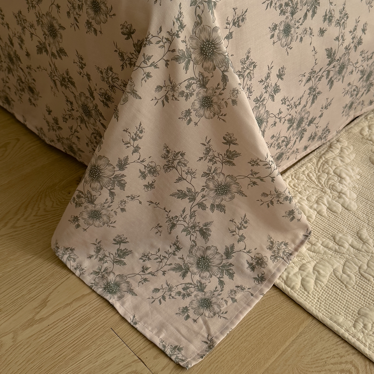 91家纺网 家纺一手货源 找家纺 DoDo 兜兜 2026新款全棉纯棉复古双层纱单品床单系列（可定做尺寸） 攀枝花