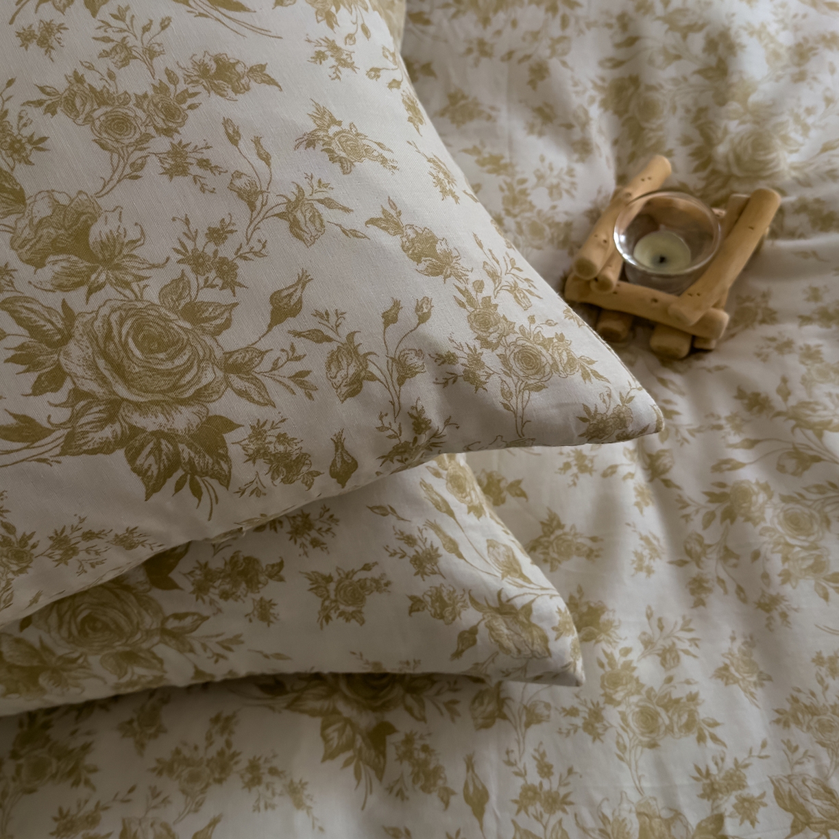 91家纺网 家纺一手货源 找家纺 DoDo 兜兜 2026新款全棉纯棉复古双层纱四件套系列（可定做尺寸） 眠香铺