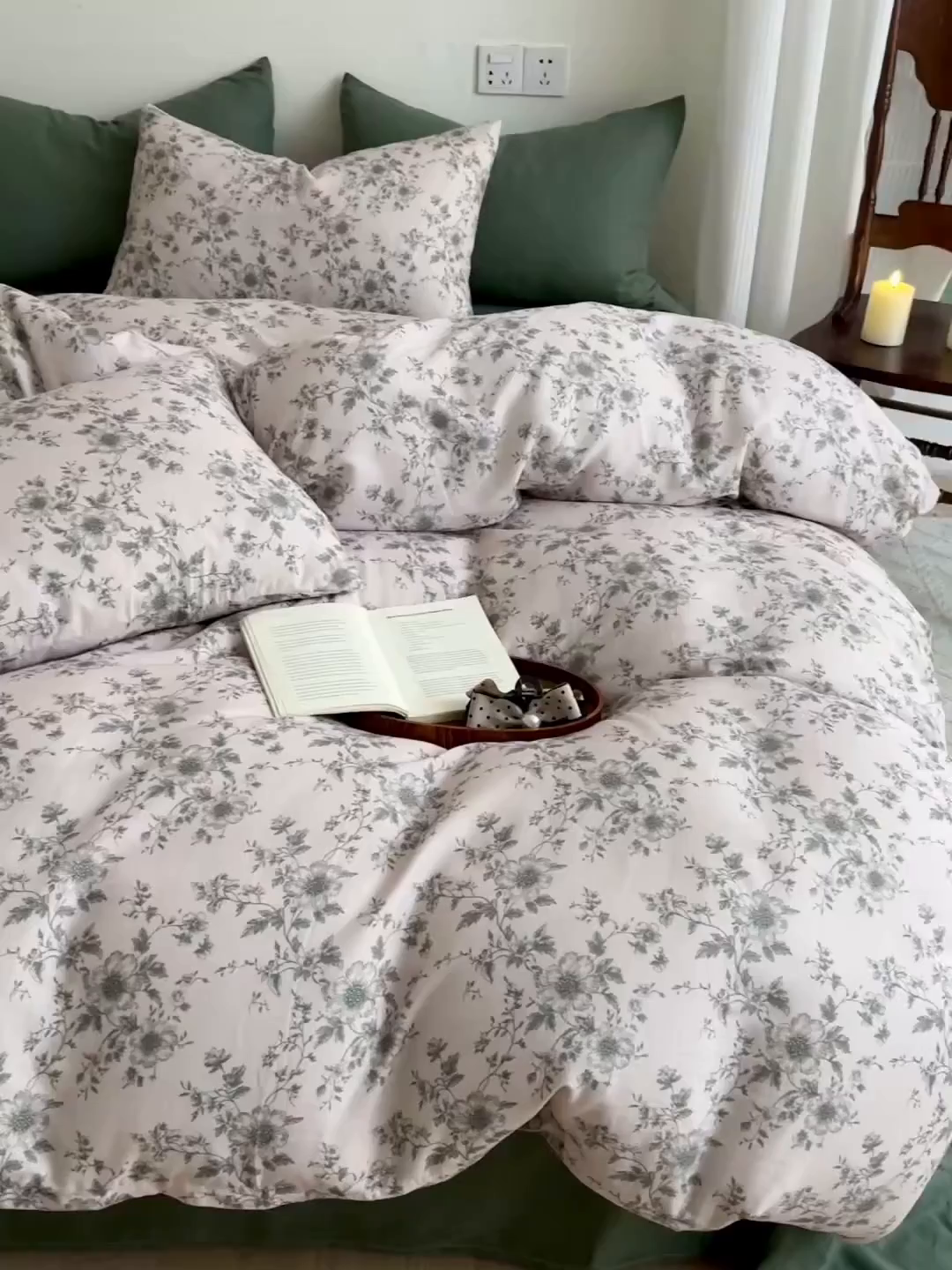 91家纺网 家纺一手货源 找家纺 DoDo 兜兜 2026新款全棉纯棉复古双层纱四件套系列（可定做尺寸） 攀枝花