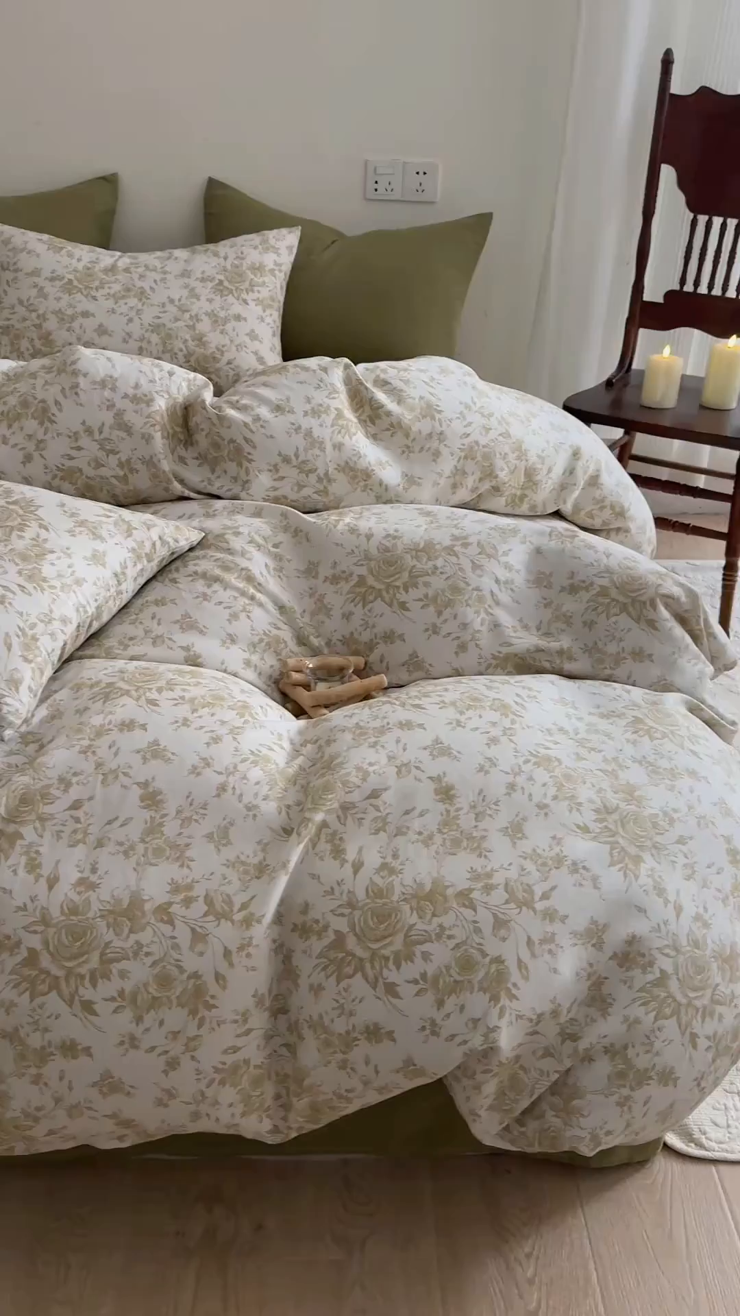 91家纺网 家纺一手货源 找家纺 DoDo 兜兜 2026新款全棉纯棉复古双层纱四件套系列（可定做尺寸） 眠香铺