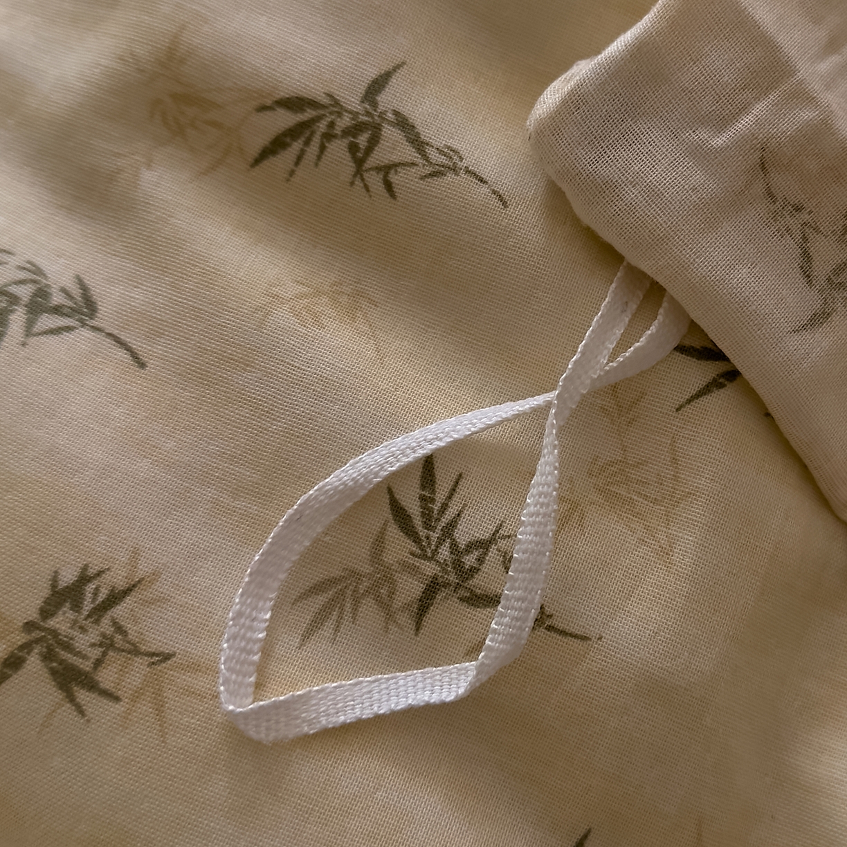 91家纺网 家纺一手货源 找家纺 DoDo 兜兜 2026新款全棉纯棉复古双层纱四件套系列（可定做尺寸） 青竹漫-米