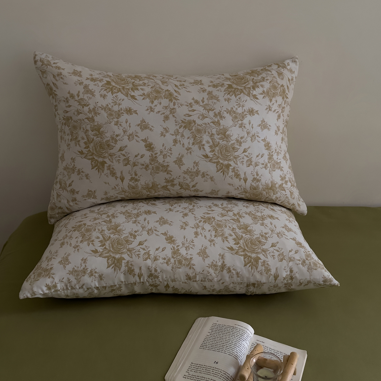 91家纺网 家纺一手货源 找家纺 DoDo 兜兜 2026新款全棉纯棉复古双层纱单品枕套系列（可定做尺寸） 眠香铺