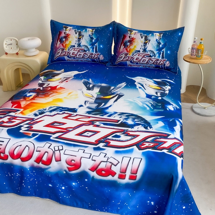 91家纺网 家纺一手货源 找家纺 一电 2026新款卡通床单单件被单学生宿舍被罩三件套单人儿童上下床床单-磨毛床单 第二批 赛罗