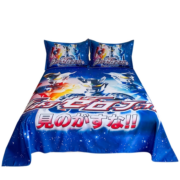 91家纺网 家纺一手货源 找家纺 一电 2026新款卡通床单单件被单学生宿舍被罩三件套单人儿童上下床床单-磨毛床单 第二批 赛罗