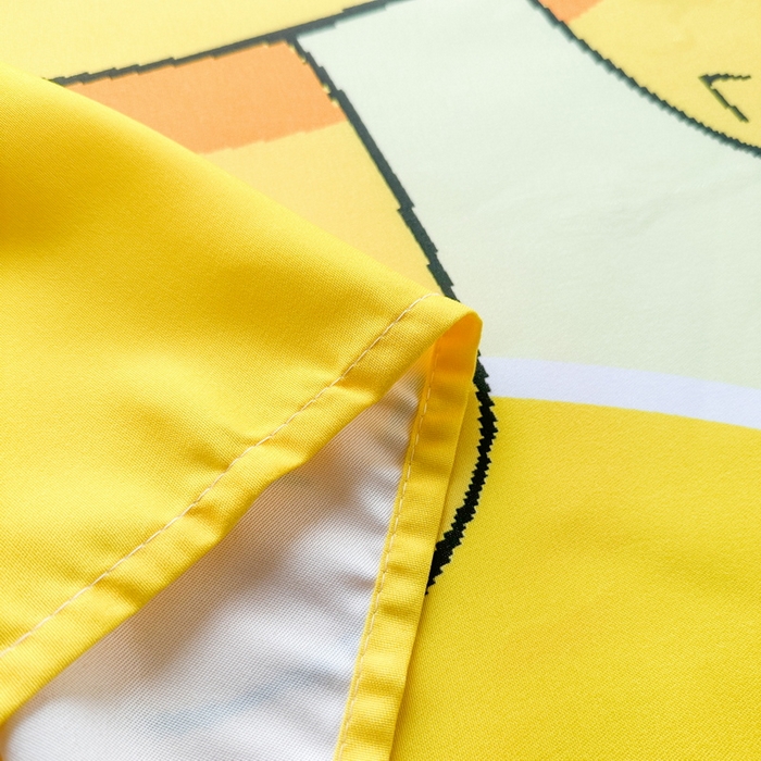 91家纺网 家纺一手货源 找家纺 一电 2026新款卡通床单单件被单学生宿舍被罩三件套单人儿童上下床床单-磨毛床单 第一批 奔跑皮卡丘