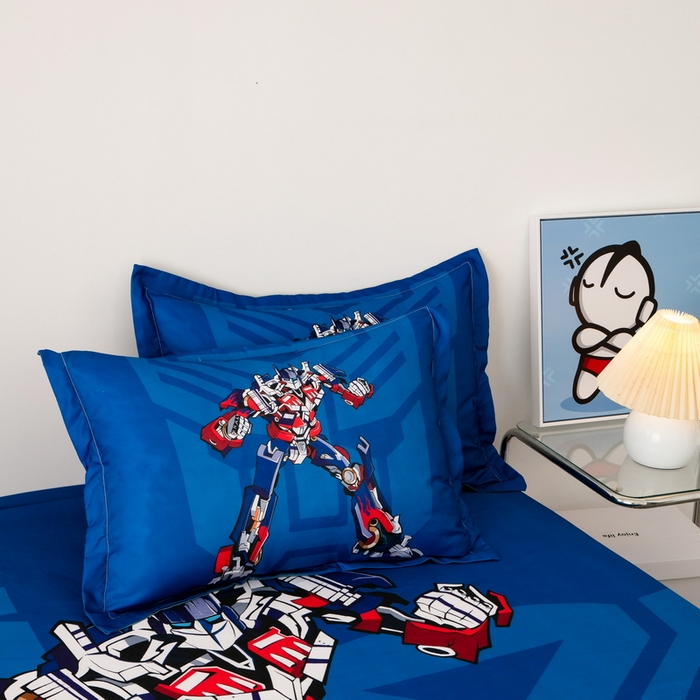 91家纺网 家纺一手货源 找家纺 （总）一电 2026新款跨境电商卡通学生枕头套枕套48x74cm单只件一对装儿童男孩枕皮子-2.磨毛枕套