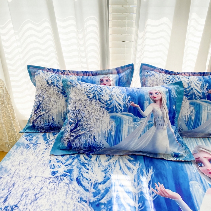 一电 2026新款跨境电商卡通学生枕头套枕套48x74cm单只件一对装儿童男孩枕皮子-2.磨毛枕套 皇后