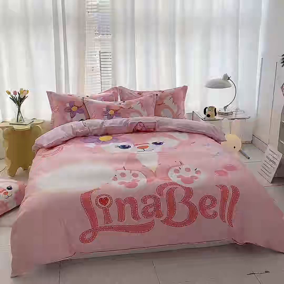 91家纺网 家纺一手货源 找家纺 （总）一电 2026新款卡通被套单件被罩男女儿童学生宿舍单人被单男孩卡幼儿园单人被罩-2.磨毛被套