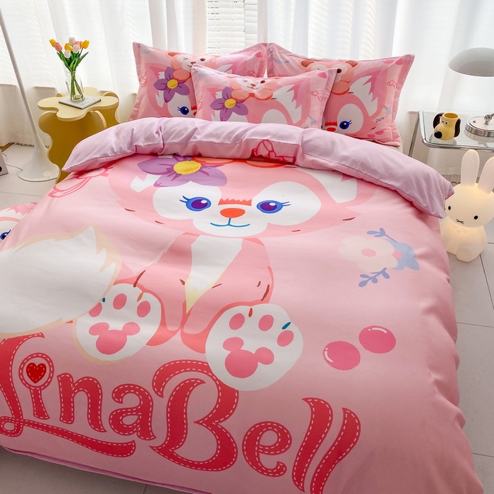 91家纺网 家纺一手货源 找家纺 （总）一电 2026新款卡通被套单件被罩男女儿童学生宿舍单人被单男孩卡幼儿园单人被罩-2.磨毛被套