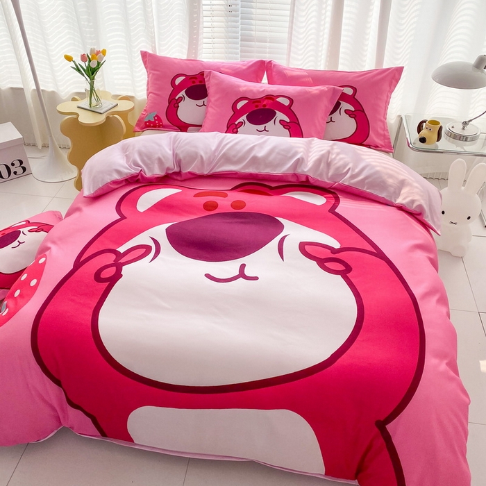 91家纺网 家纺一手货源 找家纺 （总）一电 2026新款卡通被套单件被罩男女儿童学生宿舍单人被单男孩卡幼儿园单人被罩-2.磨毛被套