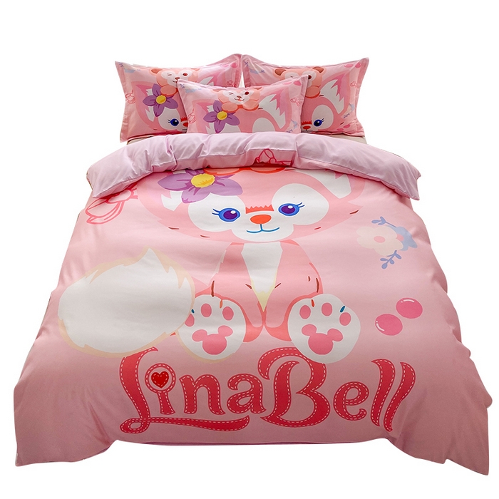 91家纺网 家纺一手货源 找家纺 一电 2026新款卡通被套单件被罩男女儿童学生宿舍单人被单男孩卡幼儿园单人被罩-2.磨毛被套 贝贝熊