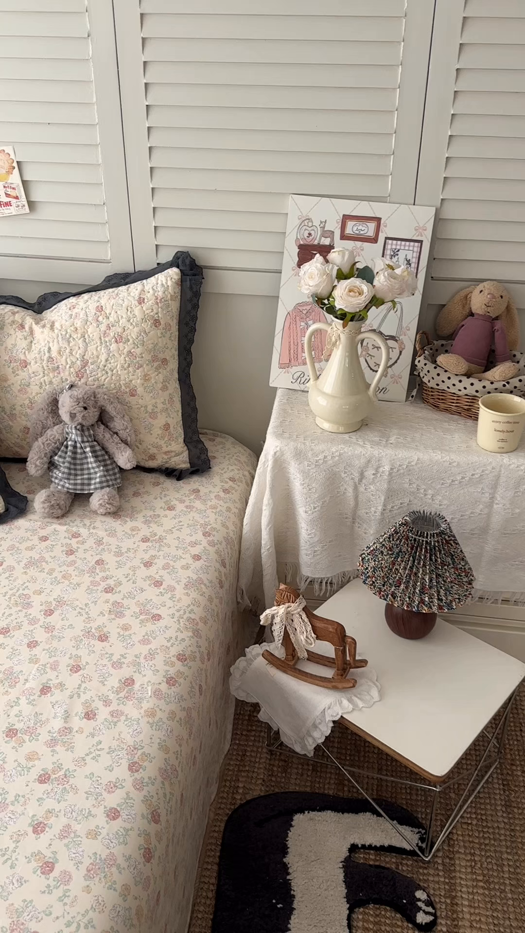 91家纺网 家纺一手货源 找家纺 百寐 2026吸汗防油全棉三层夹棉花边信封加大50*80枕套48*74/40*60枕芯 夹棉-花季