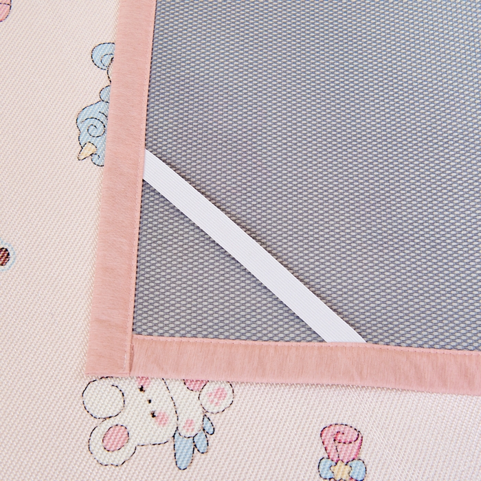 91家纺网 家纺一手货源 找家纺 鱼宝2026新款儿童冰藤席冰丝凉席软席 魔法公主