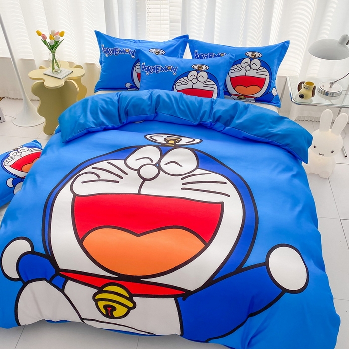 一电 2026新款卡通被套单件被罩男女儿童学生宿舍单人被单男孩卡幼儿园单人被罩-2.磨毛被套 叮当快跑