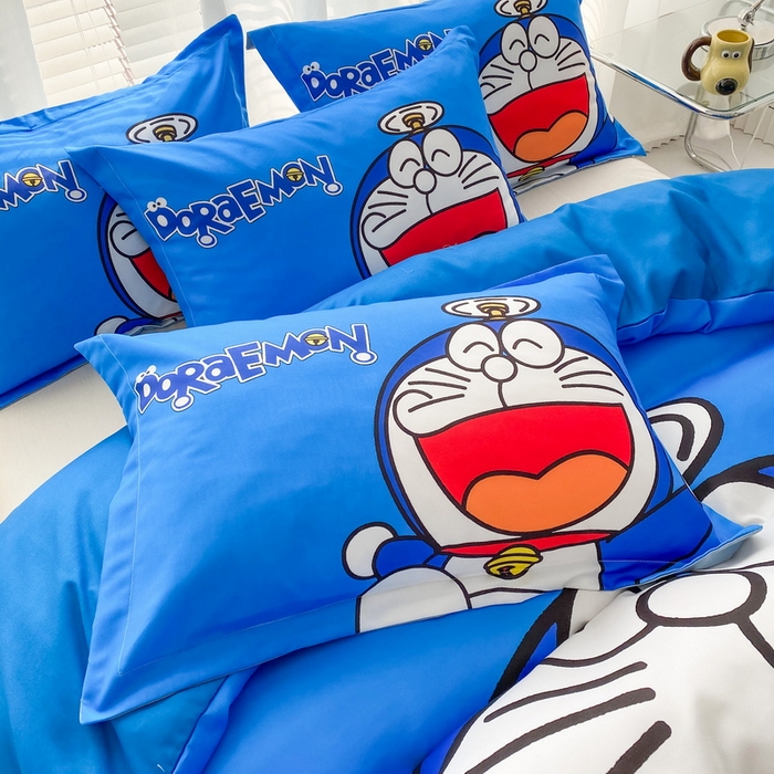 91家纺网 家纺一手货源 找家纺 一电 2026新款卡通被套单件被罩男女儿童学生宿舍单人被单男孩卡幼儿园单人被罩-2.磨毛被套 叮当快跑