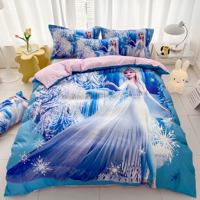 91家纺网 家纺一手货源 找家纺 一电 2026新款卡通被套单件被罩男女儿童学生宿舍单人被单男孩卡幼儿园单人被罩-2.磨毛被套 皇后