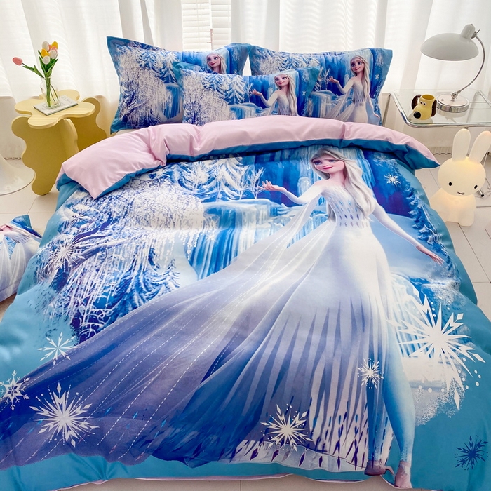 91家纺网 家纺一手货源 找家纺 一电 2026新款卡通被套单件被罩男女儿童学生宿舍单人被单男孩卡幼儿园单人被罩-2.磨毛被套 皇后