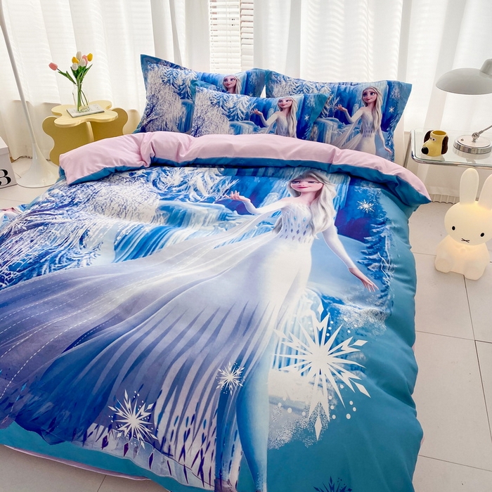 91家纺网 家纺一手货源 找家纺 一电 2026新款卡通被套单件被罩男女儿童学生宿舍单人被单男孩卡幼儿园单人被罩-2.磨毛被套 皇后