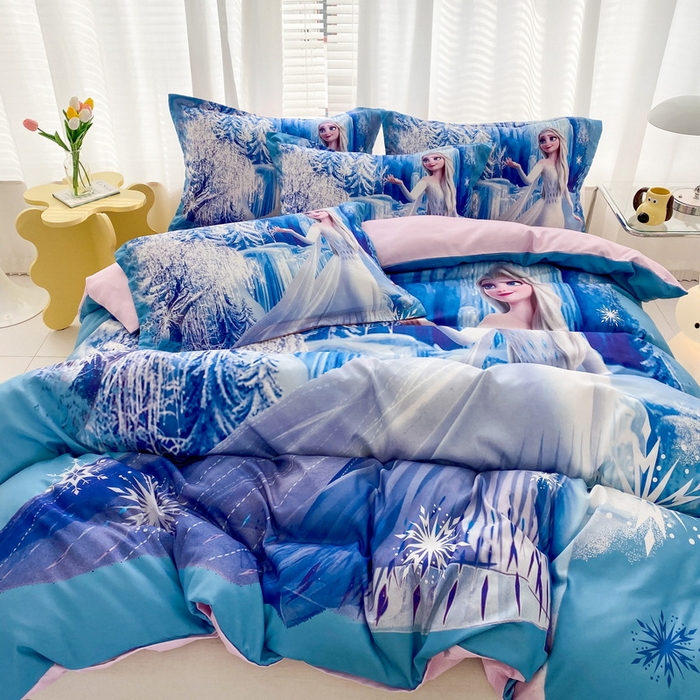 91家纺网 家纺一手货源 找家纺 一电 2026新款卡通被套单件被罩男女儿童学生宿舍单人被单男孩卡幼儿园单人被罩-2.磨毛被套 皇后