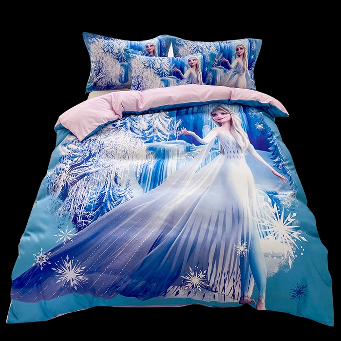 91家纺网 家纺一手货源 找家纺 一电 2026新款卡通被套单件被罩男女儿童学生宿舍单人被单男孩卡幼儿园单人被罩-2.磨毛被套 皇后