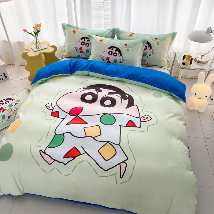 一电 2026新款卡通被套单件被罩男女儿童学生宿舍单人被单男孩卡幼儿园单人被罩-2.磨毛被套 小新