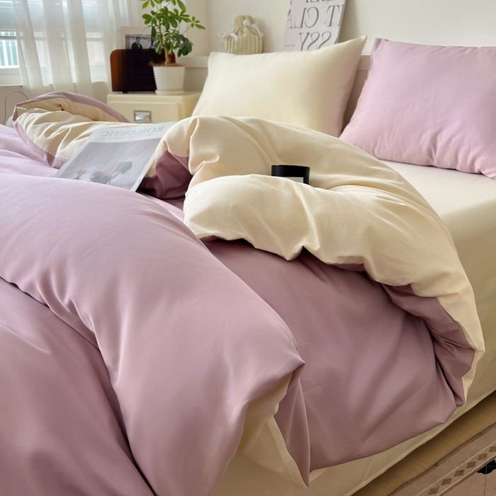 91家纺网 家纺一手货源 找家纺 （总）耀悦家纺 2026春夏新款60支纯棉四件套长绒棉全棉纯棉四件套床单被套枕套