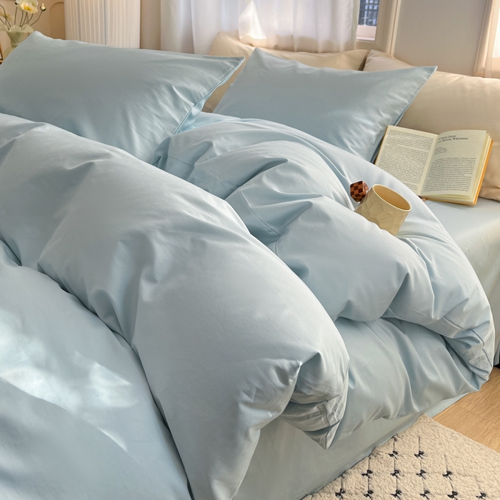 91家纺网 家纺一手货源 找家纺 （总）耀悦家纺 2026春夏新款60支纯棉四件套长绒棉全棉纯棉四件套床单被套枕套