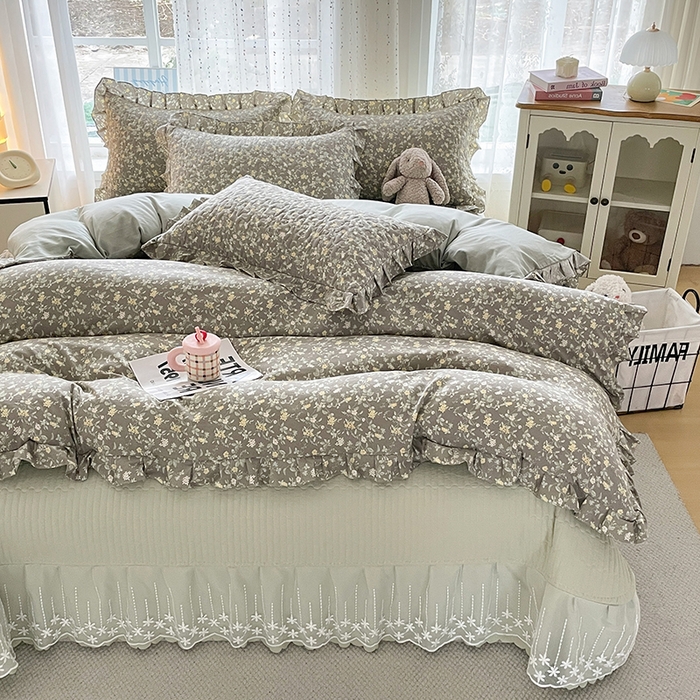 91家纺网 家纺一手货源 找家纺 （总）艺慕家纺 2026新款AB版床盖四件套