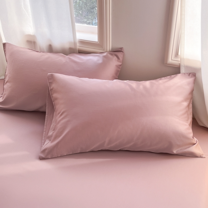 91家纺网 家纺一手货源 找家纺 耀悦家纺 2026春夏新款60支纯棉四件套长绒棉全棉纯棉四件套床单被套枕套 优雅紫