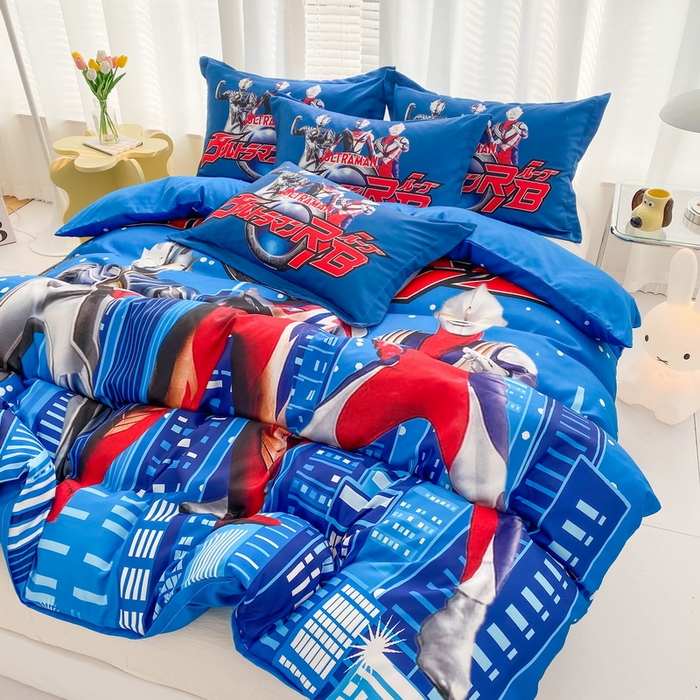 91家纺网 家纺一手货源 找家纺 （总）一电 2026新款卡通被套单件被罩男女儿童学生宿舍单人被单男孩卡幼儿园单人被罩-1.磨毛被套