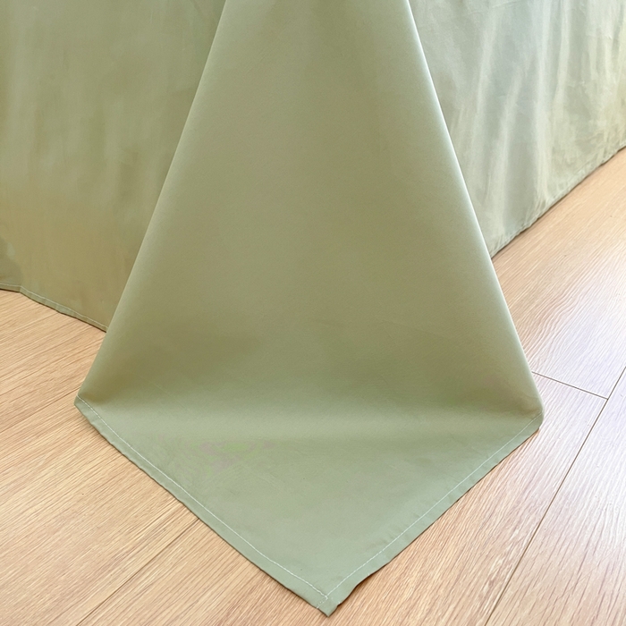 91家纺网 家纺一手货源 找家纺 耀悦家纺 2026春夏新款60支纯棉四件套长绒棉全棉纯棉四件套床单被套枕套 薄荷绿