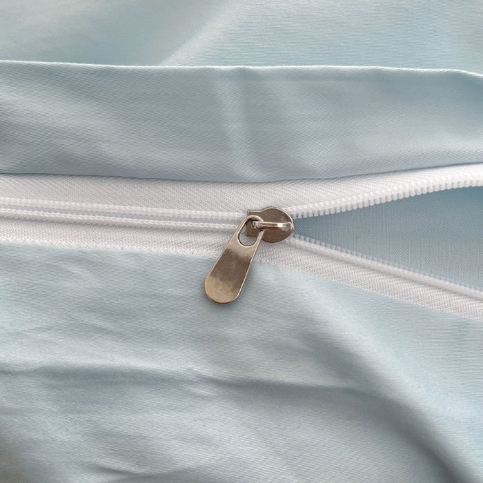 91家纺网 家纺一手货源 找家纺 耀悦家纺 2026春夏新款60支纯棉四件套长绒棉全棉纯棉四件套床单被套枕套 海盐蓝