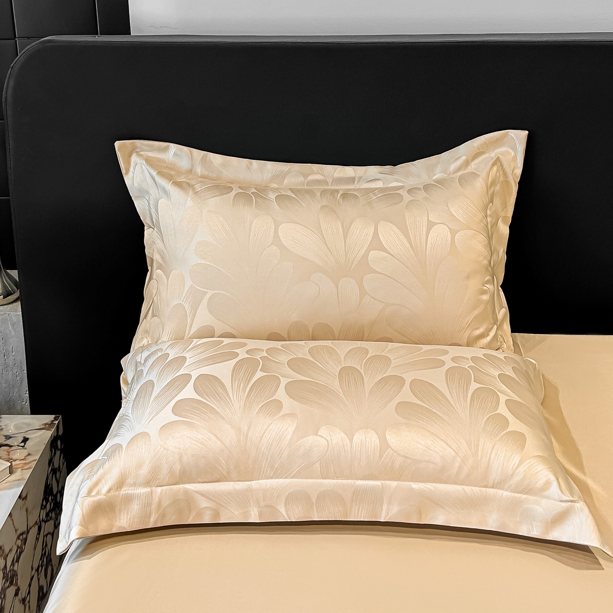 91家纺网 家纺一手货源 找家纺 （总）金阳光家纺 2026新款A类简奢款水洗真丝天丝亮丝提花四件套