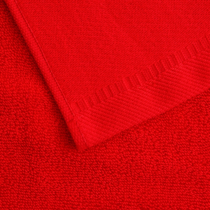 91家纺网 家纺一手货源 找家纺 朴尔家纺-毛巾被 2026新款全棉纯棉红色系喜庆婚庆伴手礼新婚回礼绣花毛巾-场景二 大喜的日子 35x75cm毛巾