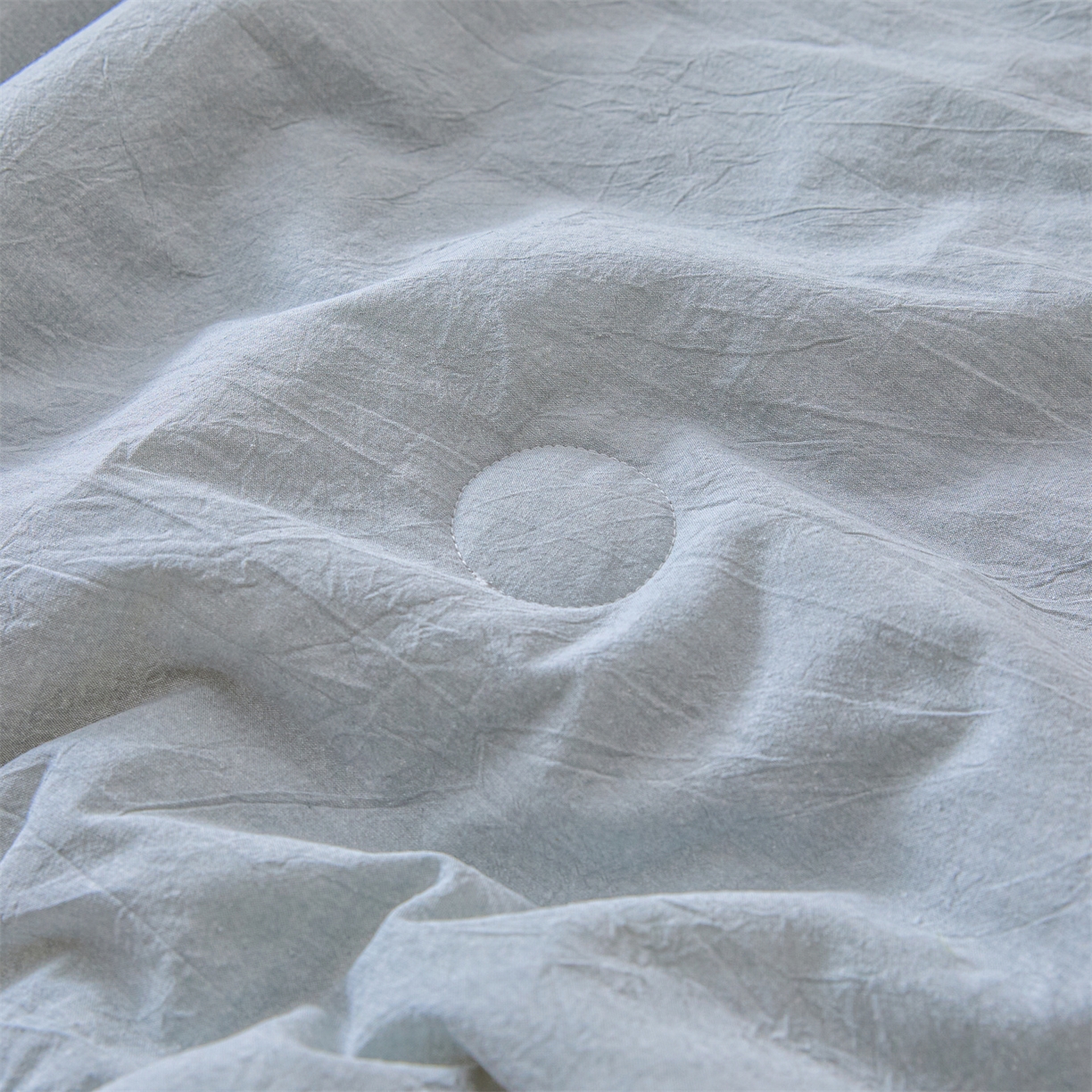 91家纺网 家纺一手货源 找家纺 创优家纺 2026新款无印风21%大豆夏凉被大豆纤维手包边款夏凉被夏被空调被子被芯 良品-青年蓝