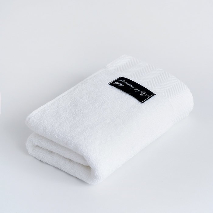 朴尔家纺-毛巾被 2026新款全棉纯棉32股酒店风黑标加厚毛巾浴巾组合 毛巾-黑标-纯白 浴巾70x140cm/条