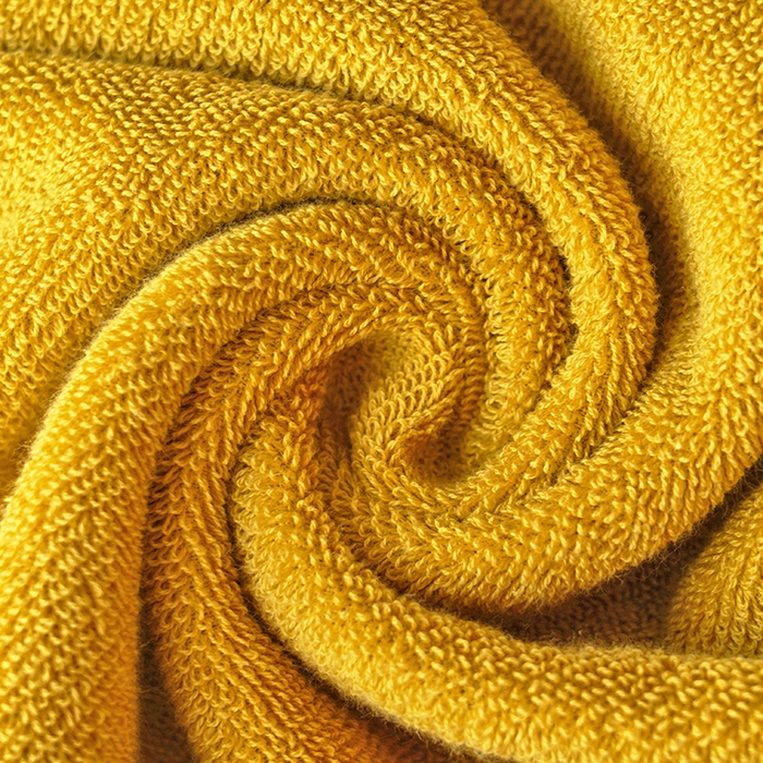 91家纺网 家纺一手货源 找家纺 朴尔家纺-毛巾被 2026新款全棉纯棉32股酒店风黑标加厚毛巾浴巾组合 毛巾-黑标-姜黄 浴巾70x140cm/条