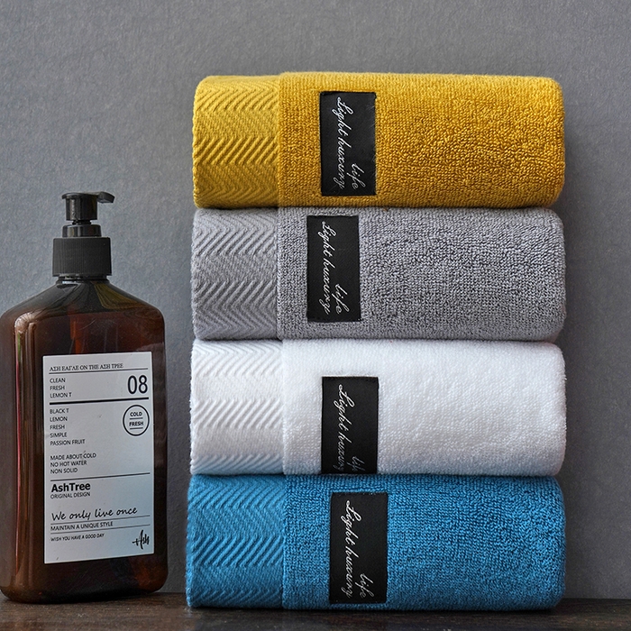 91家纺网 家纺一手货源 找家纺 朴尔家纺-毛巾被 2026新款全棉纯棉32股酒店风黑标加厚毛巾浴巾组合 组合图仅供展示 毛巾35x75cm/条