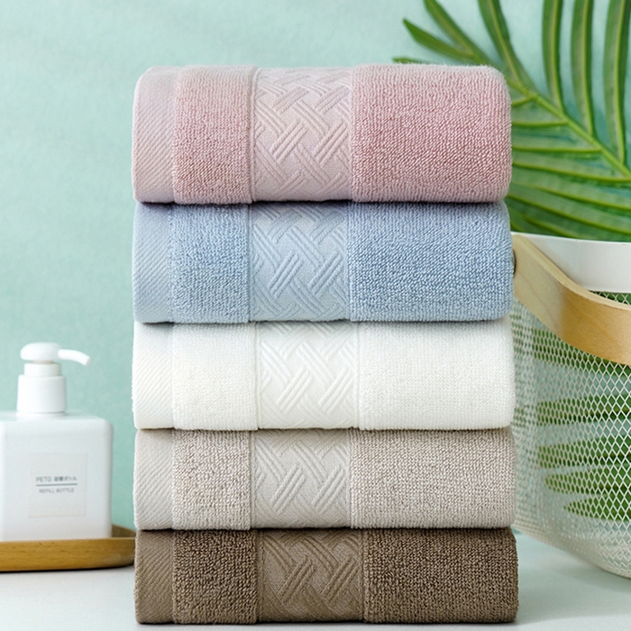 91家纺网 家纺一手货源 找家纺 朴尔家纺-毛巾被 2026新款全棉纯棉32股酒店风麦穗纹加厚毛巾浴巾组合 组合图仅供展示 毛巾35x75cm/条