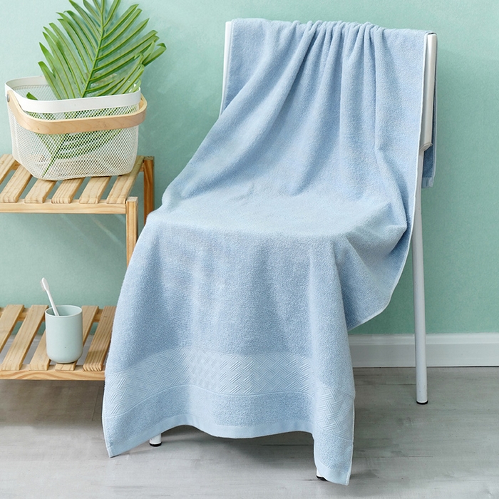 91家纺网 家纺一手货源 找家纺 朴尔家纺-毛巾被 2026新款全棉纯棉32股酒店风麦穗纹加厚毛巾浴巾组合 组合图仅供展示 毛巾35x75cm/条