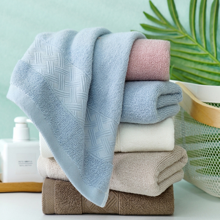 91家纺网 家纺一手货源 找家纺 朴尔家纺-毛巾被 2026新款全棉纯棉32股酒店风麦穗纹加厚毛巾浴巾组合 组合图仅供展示 毛巾35x75cm/条