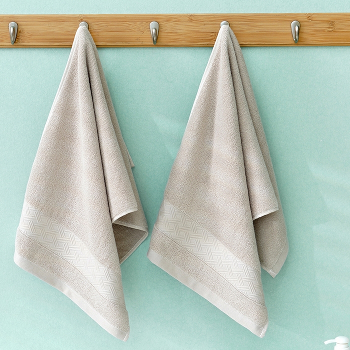 91家纺网 家纺一手货源 找家纺 朴尔家纺-毛巾被 2026新款全棉纯棉32股酒店风麦穗纹加厚毛巾浴巾组合 毛巾-麦穗纹-卡其 毛巾35x75cm/条