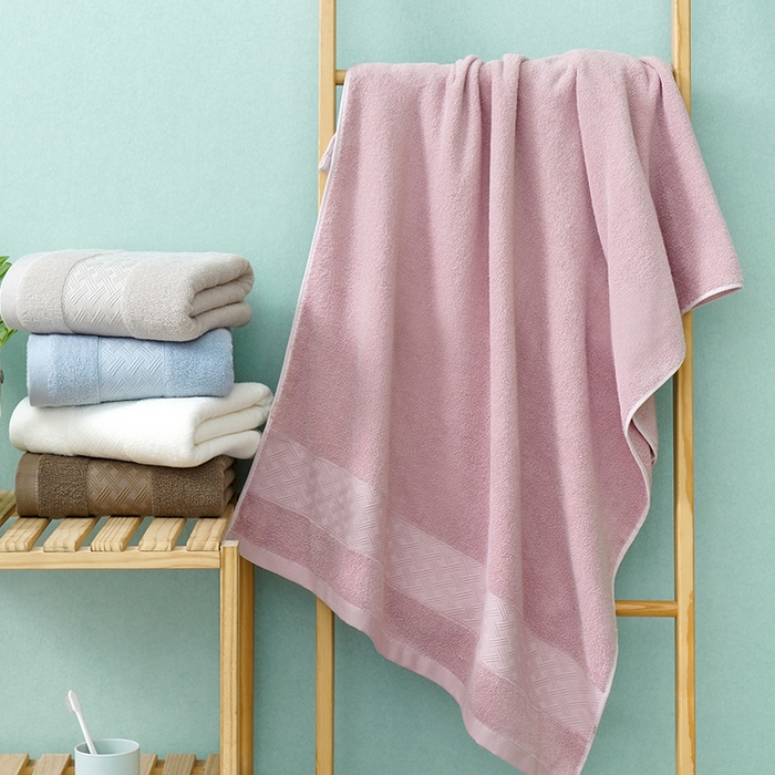 91家纺网 家纺一手货源 找家纺 朴尔家纺-毛巾被 2026新款全棉纯棉32股酒店风麦穗纹加厚毛巾浴巾组合 组合图仅供展示 毛巾35x75cm/条