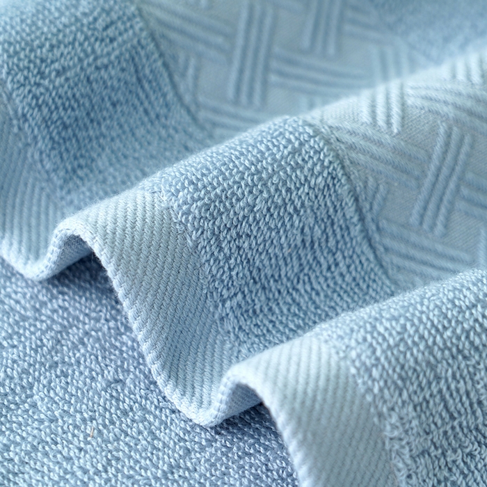 91家纺网 家纺一手货源 找家纺 朴尔家纺-毛巾被 2026新款全棉纯棉32股酒店风麦穗纹加厚毛巾浴巾组合 毛巾-麦穗纹 天蓝 毛巾35x75cm/条